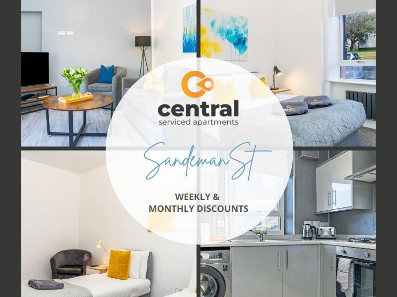 Central Serviced Apartments - 2 Bedroom - Free Street Parking - Fast Wifi - Smart Tvs In All Rooms - Ground Level - Family Neighbourhood - 3 X Double Beds - Heating 24-7 - Trade Stays - Weekly & Monthly Offers Dundee Kültér fotó